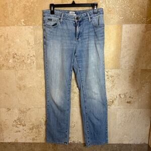 LL Bean Favorite Fit Jeans Women’s Sz 8 Blue Straight Classic Denim Cottagecore